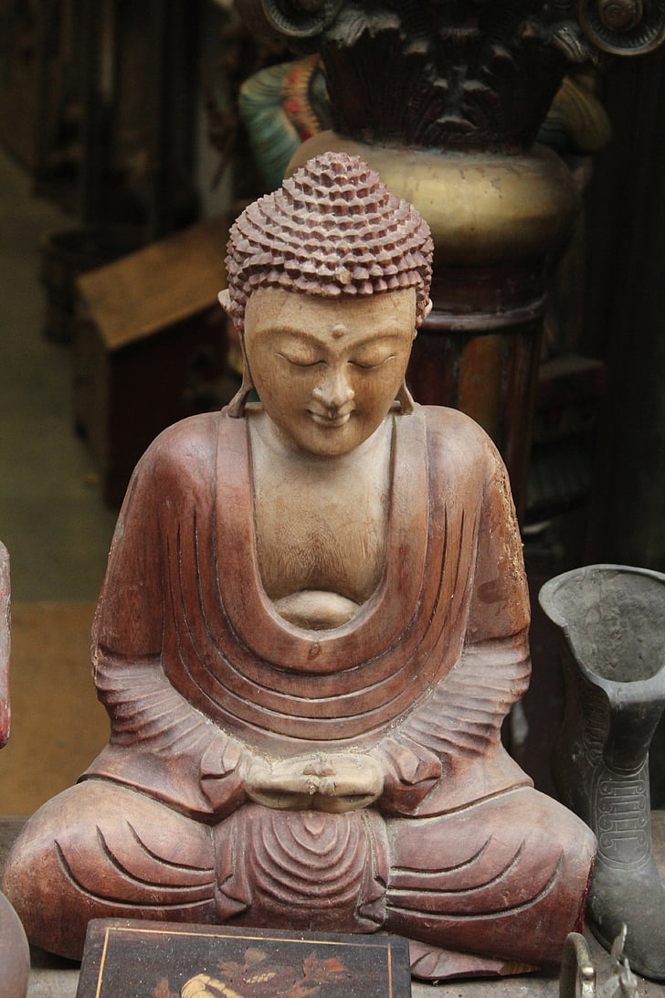 Buda, stabas, Budizmas, religija, statula, taikos, budistų