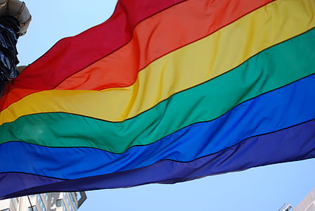 stolthed, LGBT, flag, regnbue, Fællesskabet, homoseksualitet, transseksuel