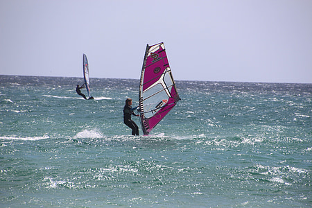 Wind-surf, windsurfista, Windsport, surf, desportos aquáticos, vela, vento