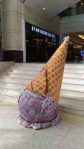 アイスクリーム, デパート, バンコク, タイ