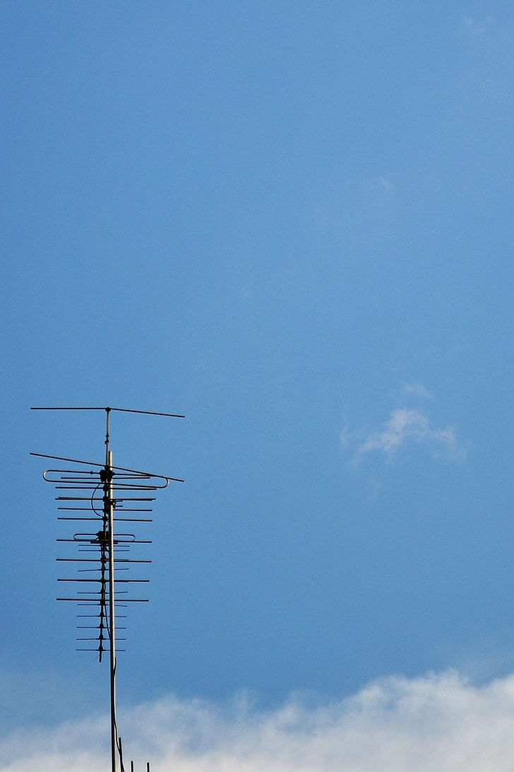 отрицателни пространство, Antena, синьо небе, небе, облаците, mawanella, Шри Ланка