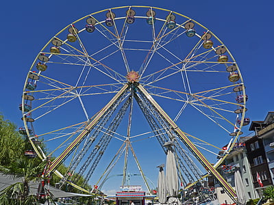 Svizzera, Thun, rotella di Ferris, festa popolare, Marketplace, centro città, oberland bernese