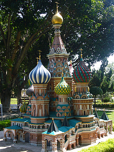 templom, miniatűr, orosz, Thaiföld, vallás, hisz, Távol-Kelet
