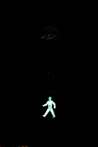 dopravní světla, Lávka, zelená, Přejít, Dopravní signál, muži, zelený mužíček