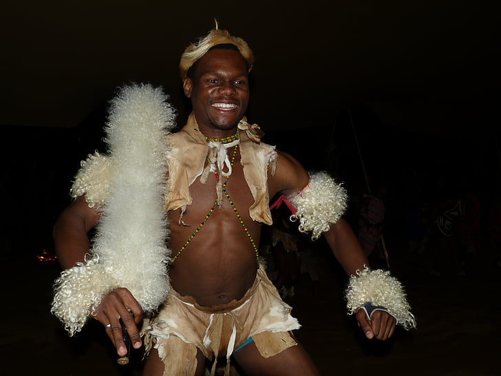 Južna Afrika, ples, folklorne, tradicijo, človek, telo, tradicionalno