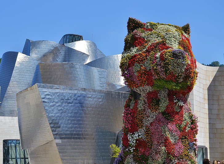 Bilbao, Pupi, Guggenheim, Turismo, architettura, Museo, giorno