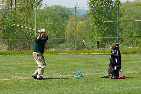 Αθλητισμός, γκολφ, παίχτης του γκολφ, προετοιμασία εδάφους, γκολφ κλαμπ, μπάλα του γκολφ, αμαξίδια του γκολφ