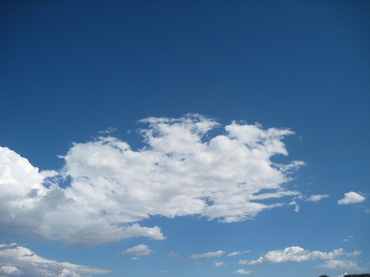 céu, nuvem, azul, cloudscape, dia, ao ar livre, plano de fundo