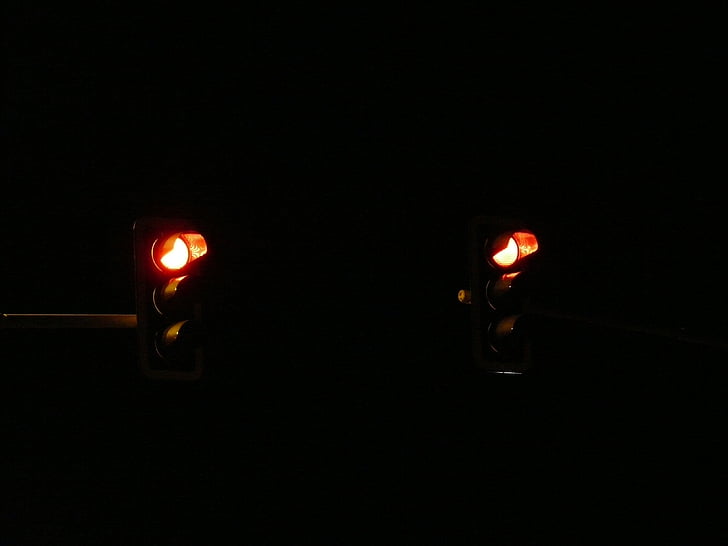 liikennevalot, punainen, liikennemerkki, Road, valomerkin, valo