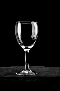glas, witte strepen, Goblet, rode wijnglas, wijnglas, drinkglas, zwarte achtergrond