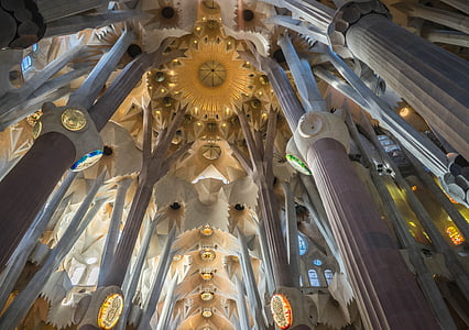Kathedrale Sagrada familia, Barcelona, Architektur, Kirche, berühmte, Religion, Katholizismus