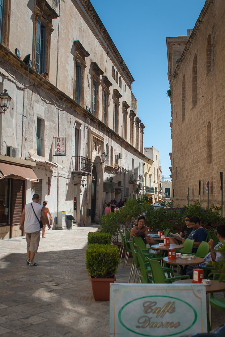 Gallipoli, historické centrum, Salento, nelsalento, svátek, léto, Puglia