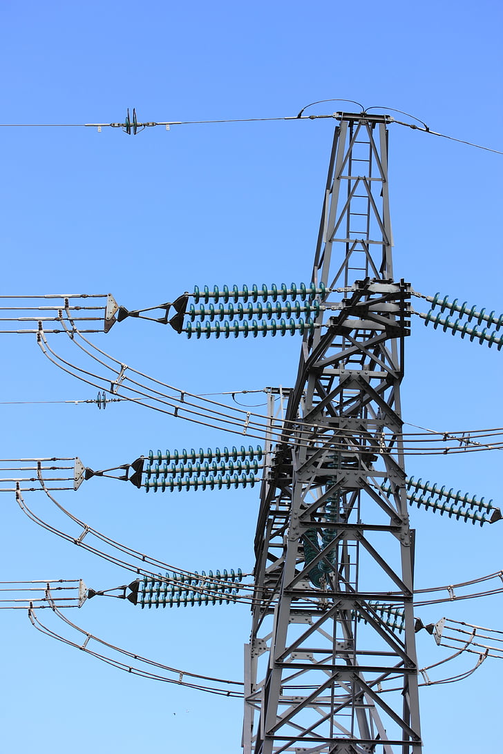 poder, distribució, electricitat, elèctrica, RNC, Torre, línia