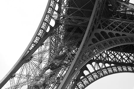 Эйфелева башня, Париж, Франция, сталь, строительство, известное место, Париж - Франция
