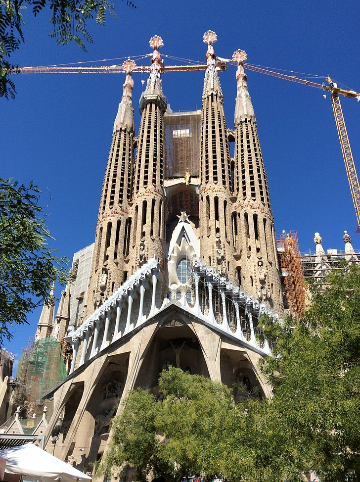 sagrada familia, Barcelone, Gaudi