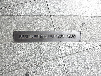 Berlin, ściana, burst Paryż, Mur berliński, Pomnik, Niemcy, Historia