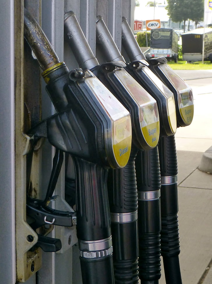 gas pumpe, benzin, diesel, tanke op, benzinstationer, brændstof, gas