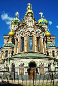 Sankt Peterburgas, bažnyčia, Prisikėlimo, paminklas, stačiatikių