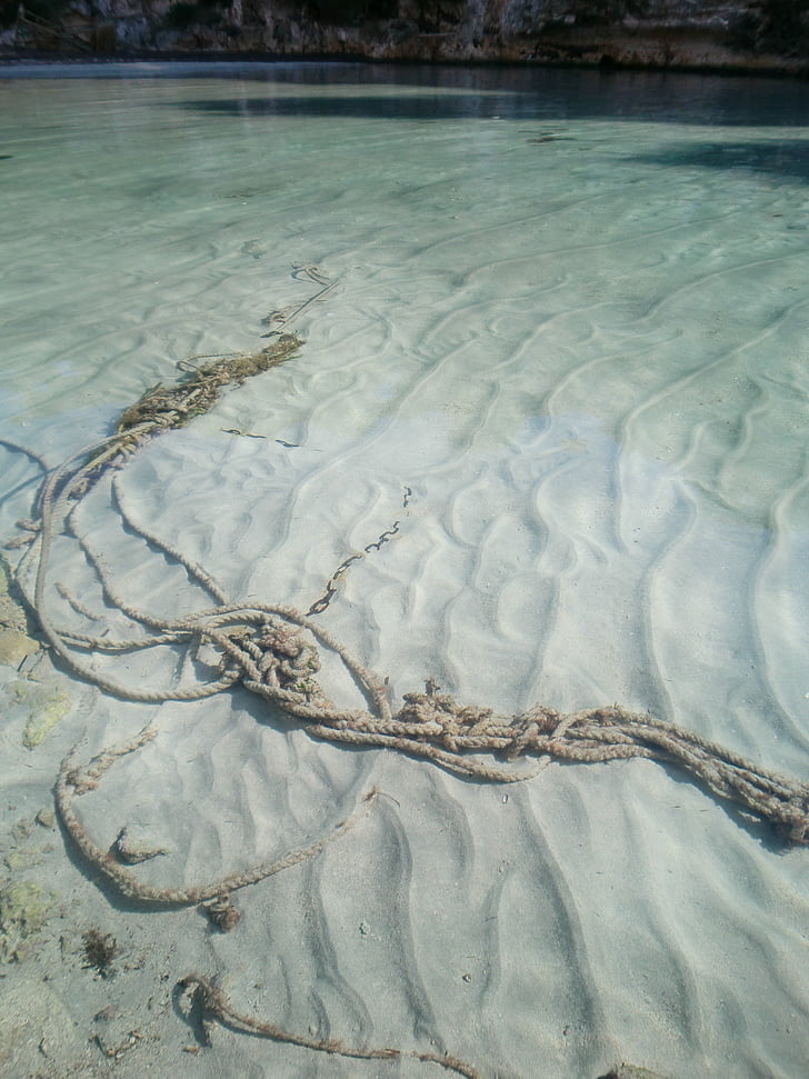 virvė, Rasos, po vandeniu, smėlio paplūdimys, ne žmonės, Gamta, uždarose patalpose