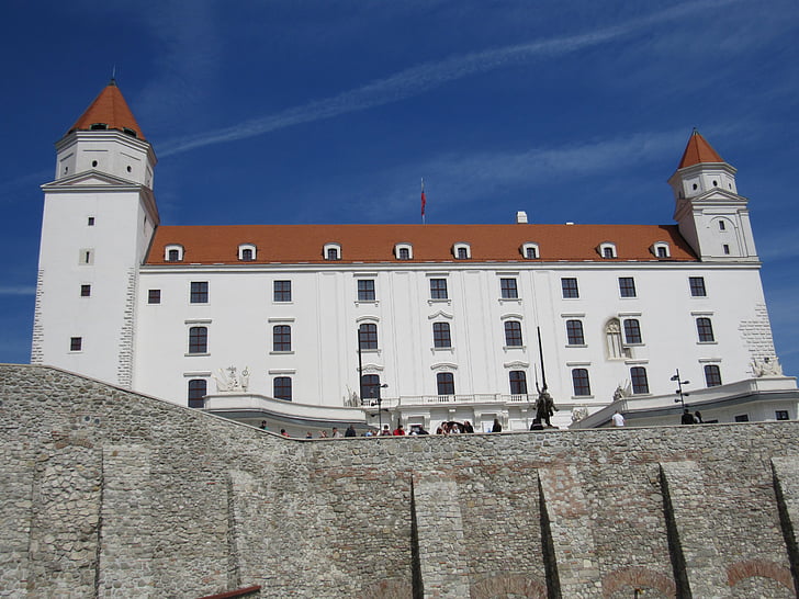 Κάστρο, Μπρατισλάβα, Σλοβακία, παλιά πόλη, μεσαιωνική αρχιτεκτονική