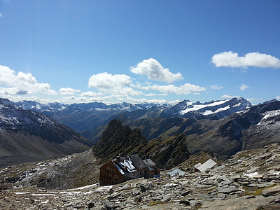 Panorama, ainava, programma Outlook, Austrija, Tyrol, kalni, Rādīt