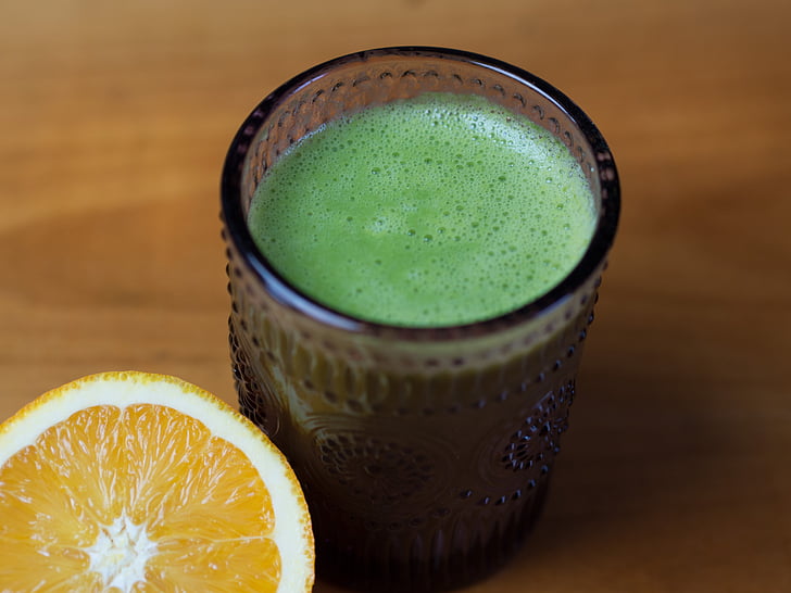 smoothie verde, suco de, bebida mista, bebida, substâncias vitais, clorofila, vitaminas