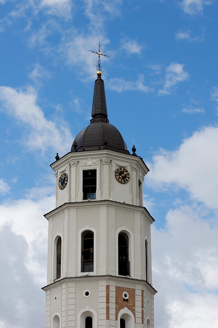 Vilnius, Litauen, Østeuropa, facade, gamle bydel, arkitektur, historisk set