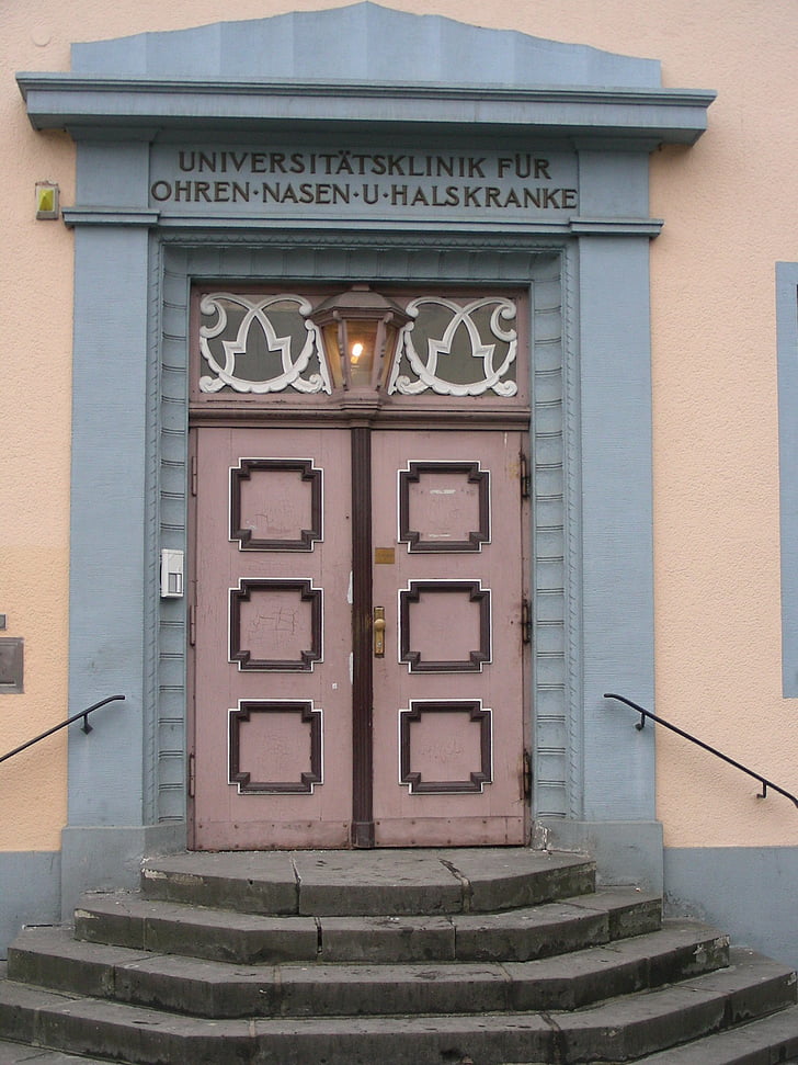 entrada, porta, porta velha, portão, madeira, gradualmente, Casa