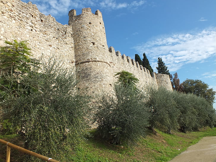 Moniga del garda, Garda, Castle, Olaszország, turisztikai célpont, az Outlook