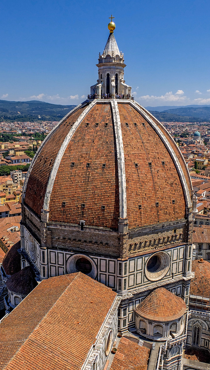 Italien, Florens, Firenze, Duomo, kyrkan, arkitektur