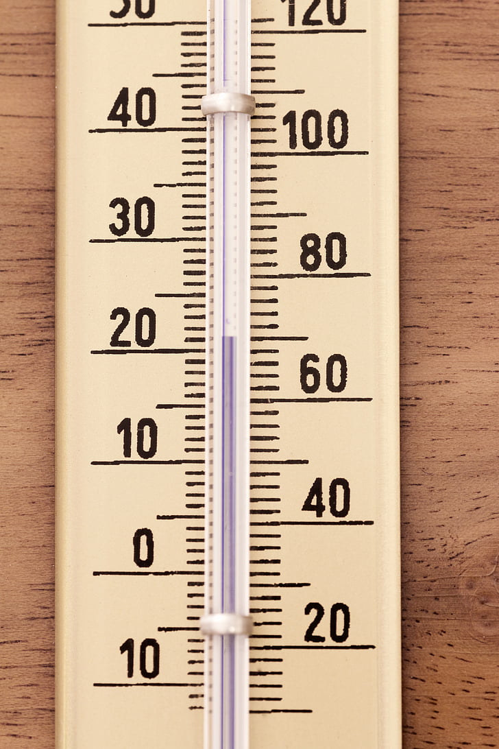 termometer, membayar, skala, tingkat cair, Mercury