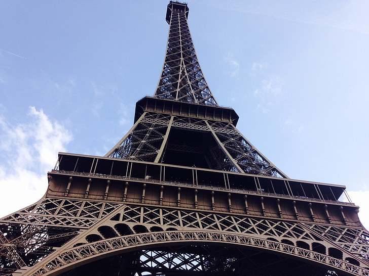 Paris, Eiffeltårnet, tårnet, Frankrike, Eiffeltårnet, arkitektur, landemerke