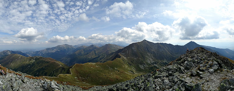 Tatrai, kalnai, Vakarų Tatrai, kraštovaizdžio, turizmo, Gamta, nacionalinis parkas