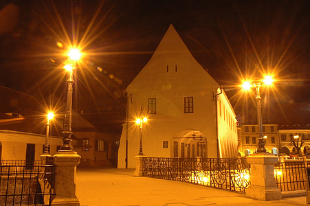 puente del mentiroso, Sibiu, Rumania, arquitectura, antiguo, Transilvania, calle