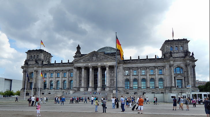 Berlin, vlada, Parlament, arhitektura, stavbe, moč
