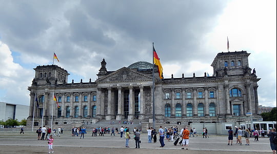 Berlijn, regering, het Parlement, het platform, gebouw, macht