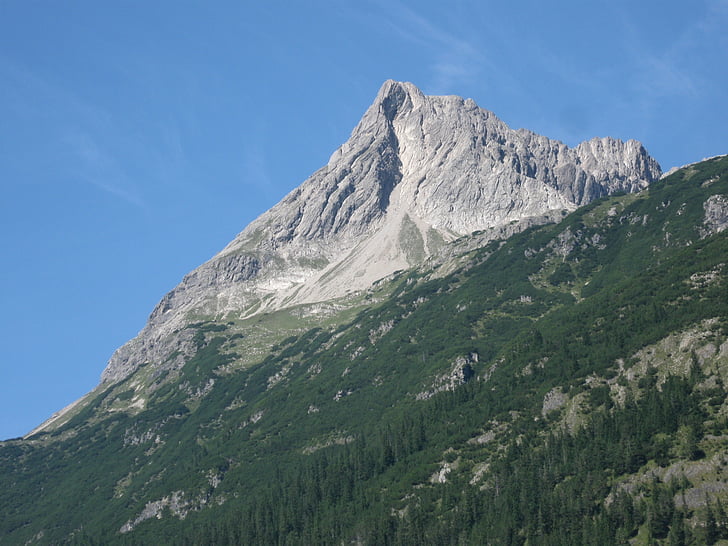 hód fej, hegyi, Lech-völgyben fekszik, túrázás, alpesi, Bergtour, Allgäu