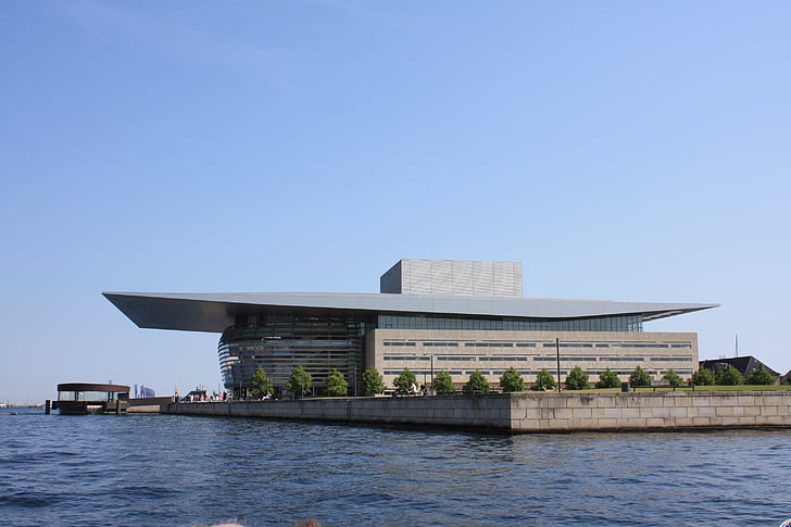 Koninklijke Zweedse opera, Opera house, Deense nationale opera, Denemarken, Kopenhagen, Scandinavië, bezoekplaatsen