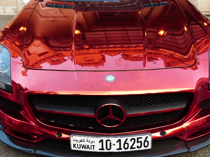 número del coche, placa de la licencia, indicador de, Kuwait, Automático, coche de los deportes, coche de carreras