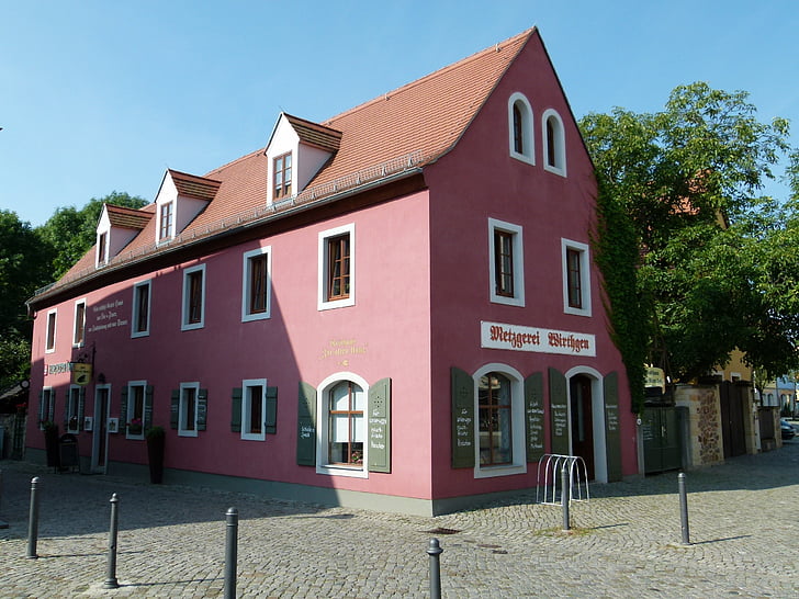 Radebeul, cultureel erfgoed, monument, gebouw, plein, Duitsland, historische