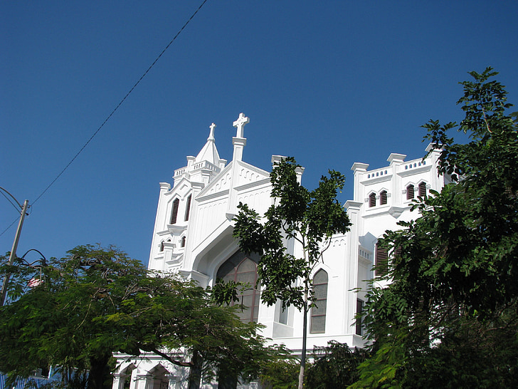 Kościół w Key west, Key west, Architektura, punkt orientacyjny