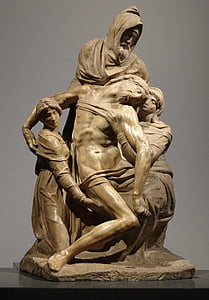 Italienisch, Marmor, Statue, Pieta, Jesus, Skulptur, Italien