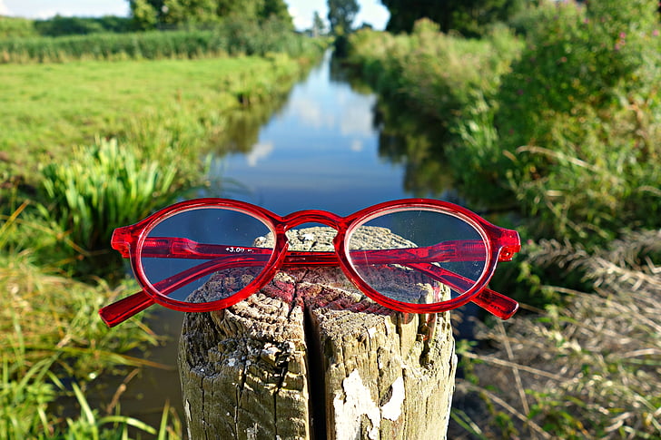 ulleres, espectacles, ulleres, visió, òptica, ull, l'estiu