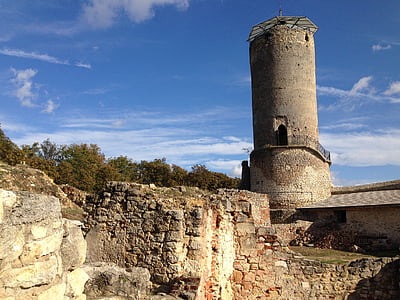 Château, Iłża, les ruines de la, architecture, histoire, fort, vieux
