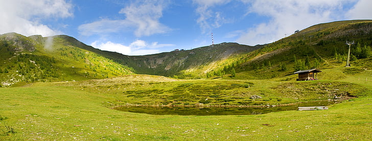 montagne, Goldeck, Carinzia, natura