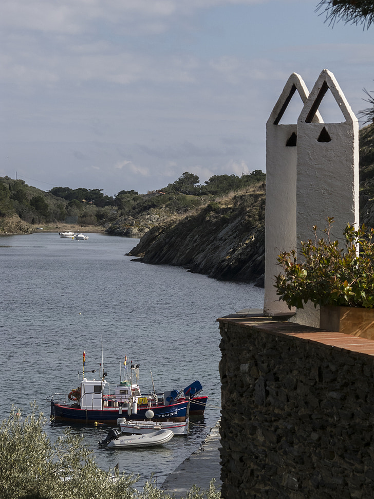 dali, Cadaqués, Girona, morze, miejscowość Port Lligat oddalona, Costa brava, Morza Śródziemnego