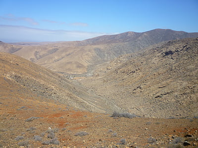 paisatge del desert, volcànica, Fuerteventura, Illes, Illes Canàries, Espanya, camp
