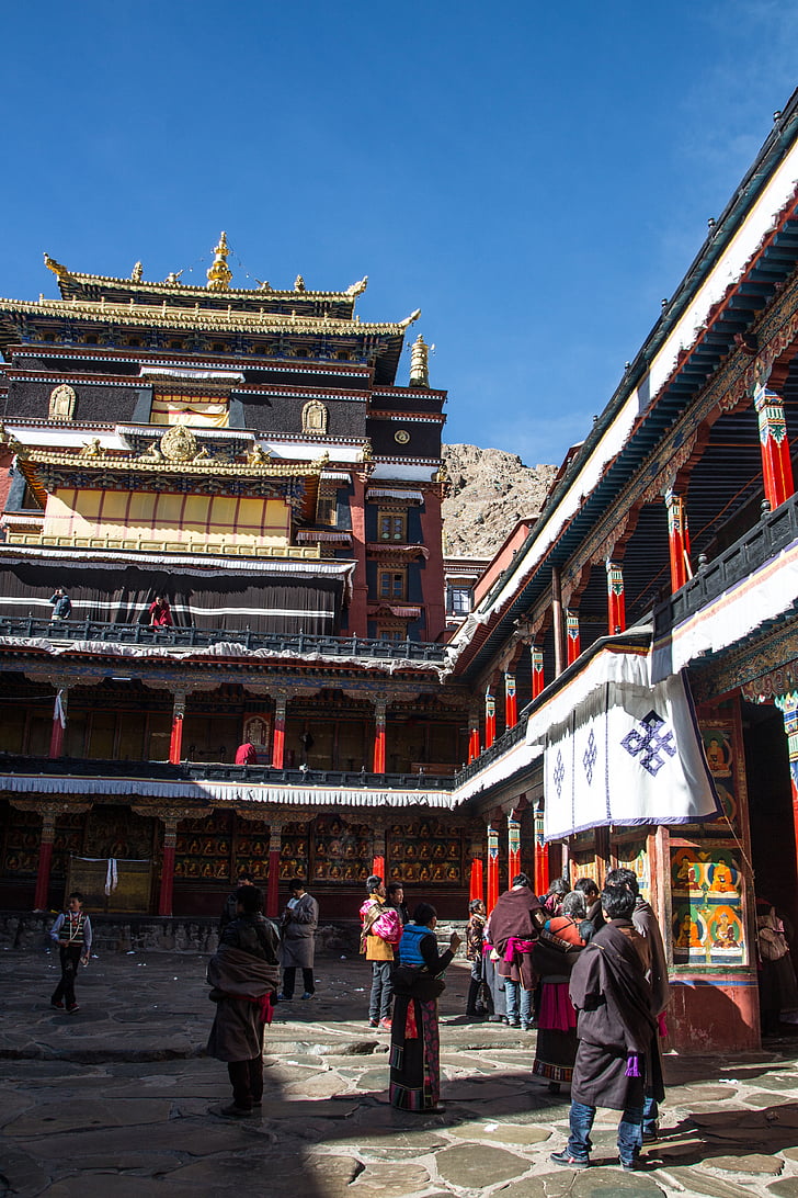 Tibet, Shigatse, Mosteiro, Budismo