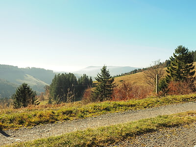 Schwarzwaldin, Saksa, maisema, Luonto, Mountain, syksyllä, syksyn maisema