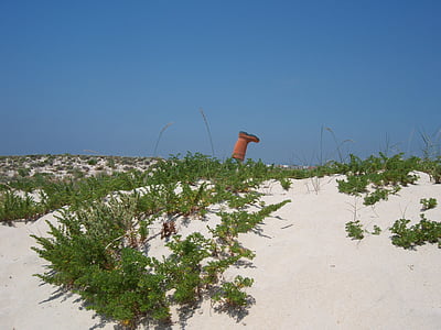 Portugal, Algarve, sable, mer, Atlantique